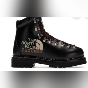 Gucci x The North Face Black Hiking Boots